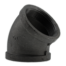 3" 45 Elbow - Black - Pack of 10