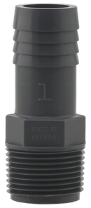 1-1/4" Mpt X 1" Insert Male Adapter - Pvc - Pack of 10
