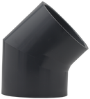 6" Slip X Slip 45 Elbow Schedule 80 Pvc - Pack of 2