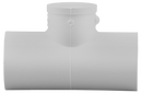 1-1/4" X 1-1/4" X1/2"Slipxslip X Slip Red Tee - Sched 40 Pvc - Pack of 10