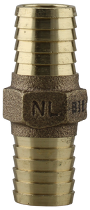 No Lead 3/4"-4 Barb Ins Coup - Pack of 10