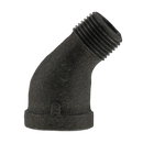 3/8" Street Elbow 45' - Black - Pack of 45