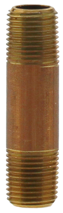 1/8" X 2-1/2" R Brass Nipple - Pack of 25