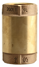 No Lead 1-1/2"Bronze Check Vlv - Pack of 5