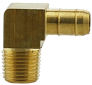 1/4"Od Tube(.170id) X 1/8" Mpt Mini Barb X Male Pipe - Elbow - Pack of 25