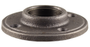 1-1/2" Floor Flange - Black - Pack of 12