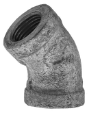 3/8" 45' Elbow - Galvanized - Pack of 50