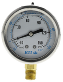 2.5"Vac/Pres G 1/4"Lm 30-0-150 - Pack of 50