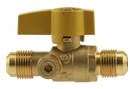 1/2"Fl X 1/2"Fl. T-Handle Gas V With 1/8" Pilot Tap - Pack of 10