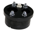 4-1/4" X 1-1/4" X 1" Double Hole Plastic Well Seal -Black - Pack of 16