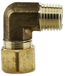 Nl Brass -3/8"Cpx1/4"Mpt Elbow - Pack of 25