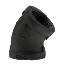 1/8" 45 Elbow - Black - Pack of 50