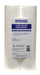 5 Mic 10" Std Spun Poly - 2 Pk Microfiber Depth Cartridge - Pack of 10