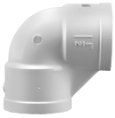 1-1/2" Fipt X Fipt 90 Elbow Schedule 40 Pvc - Pack of 5