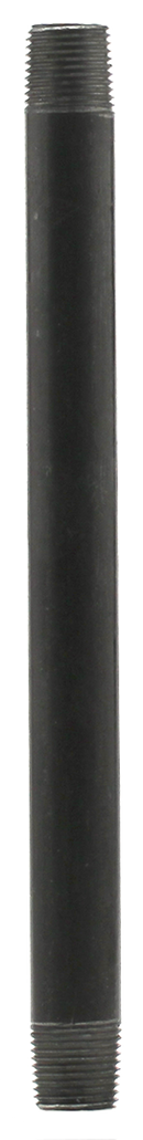 1/2" X 10" Nipple - Black - Pack of 25