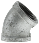 2-1/2" 45' Elbow - Galvanized - Pack of 15