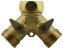 Nl Brass-"Y" Coupling W/Valves - Pack of 20