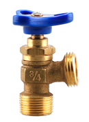 No Lead 3/4" Mpt Sed. Faucet Triangular Blue Plastic Handle - Pack of 10