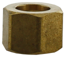 1/4" Brass Nut - Comp Fit - Pack of 25