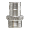 1/2" X 3/4" Mpt 304ss Ce Pex Male Adapter -F1960 - Pack of 25