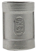 1/4" 304ss Coupling Iso4144 - Pack of 120