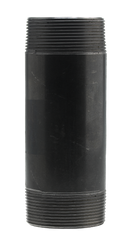 2" X 7" Nipple - Black - Pack of 18