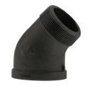 2-1/2" Street Elbow 45' -Black - Pack of 13