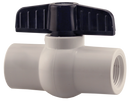 1/2" Fpt Pvc Ball Valve Dlx. Epdm Seat - Epdm Stem O-Ring - Pack of 100
