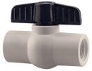1/2" Fpt Pvc Ball Valve Dlx. Epdm Seat - Epdm Stem O-Ring - Pack of 100