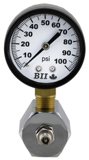 2" Gas Test Gauge 100 Psi Lower Mount - Pack of 50