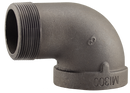 300lb - 3" St Elbow - Black - Pack of 4