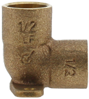 Nl Brnz 1/2"C X 1/2"C Dropear - Pack of 25
