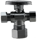 No Ld 5/8"Cpx3/8" X 3/8"Cp -Dual Outlet, Angle Supply Valve - Pack of 20