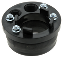 4" X 2" Single Hole Plastic Well Seal - Black - Pack of 16