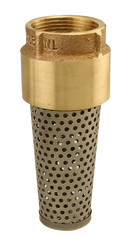 No Lead 3/4" Brass Foot Valve - Pack of 10