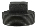 2" Solid Plug - Black - Pack of 15