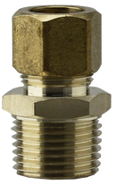Nl Brass - 3/8"Cpx1/2"Mpt Adpt - Pack of 25