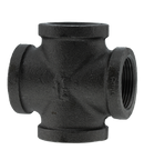 1-1/4" Cross - Black - Pack of 9