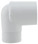 1-1/4" Mipt X Slip 90 Street Elbow - Schedule 40 Pvc - Pack of 5
