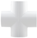 1-1/2" Slip Cross - Sch 40 Pvc - Pack of 5