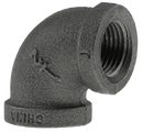 1/2" Elbow - Black - Pack of 50