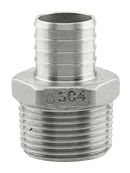 BOSHART 304 Stainless Steel PEX - MPT |adapter PEX 1/2" MPT 1/2"