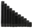 1/2" Black Nipple - 66 Pcs/Box Slant Box Assortment