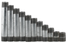 1" Galvanized Nipple - 10 Pcs/Box Single Run Assortment - Pack of 8