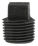 1/2" Plug - Black - Pack of 40