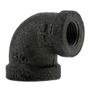 3/8" X 1/4" Red Elbow - Black - Pack of 60