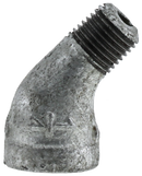 1/4" Street Elbow 45' - Galv - Pack of 35