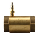 No Lead Brass 1-1/4"Chck W/Tap (1) 1/8"Inlet - Pack of 5