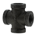 3/8" Cross - Black - Pack of 60