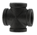 1/8" Cross - Black - Pack of 60